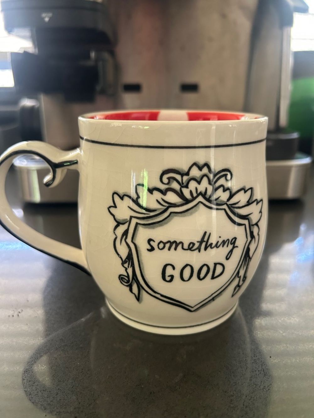 Anthropologie Molly Hatch Something Good Mug